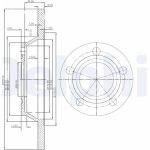 Bremsscheibe BG2987 Bremsscheibe BG2987