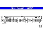 Bremsschlauch 24.5112-0388.3 Bremsschlauch 24.5112-0388.3