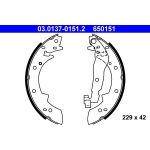 ATE 03.0137-0151.2 Bremsbackensatz ATE 03.0137-0151.2 Bremsbackensatz