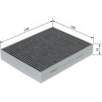 BOSCH 1 987 435 503 Innenraumfilter