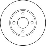Bremsscheibe DF4019