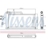 Wärmetauscher, Innenraumheizung 70233 Wärmetauscher, Innenraumheizung 70233