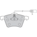 Valeo 598801 Bremsbelagsatz, Scheibenbremse Valeo 598801 Bremsbelagsatz, Scheibenbremse