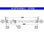 Bremsschlauch 24.5279-0346.3 Bremsschlauch 24.5279-0346.3