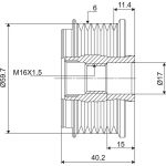 Generatorfreilauf 588136 Generatorfreilauf 588136