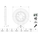 Bremsscheibe 0 986 479 E67 Bremsscheibe 0 986 479 E67