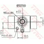 Radbremszylinder BWB111A Radbremszylinder BWB111A