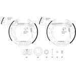 Bremsbackensatz 8DB 355 004-661 Bremsbackensatz 8DB 355 004-661
