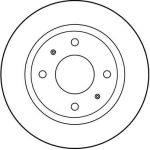 TRW DF4127 Bremsscheibe