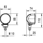 Arbeitsscheinwerfer 1G0 996 576-011