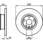 Bremsscheibe 0 986 478 613 Bremsscheibe 0 986 478 613