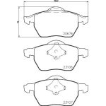 Bremsbelagsatz, Scheibenbremse 8DB 355 006-921 Bremsbelagsatz, Scheibenbremse 8DB 355 006-921
