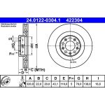 Bremsscheibe 24.0122-0304.1