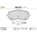 Valeo 601741 Bremsbelagsatz, Scheibenbremse