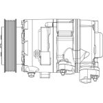 Kompressor, Klimaanlage ACP 634 000P Kompressor, Klimaanlage ACP 634 000P