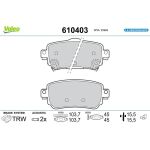 Valeo 610403 Bremsbelagsatz, Scheibenbremse E-PERFORMANCE Valeo 610403 Bremsbelagsatz, Scheibenbremse E-PERFORMANCE
