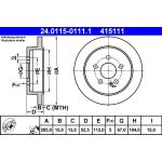 Bremsscheibe 24.0115-0111.1