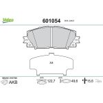 Valeo 601054 Bremsbelagsatz, Scheibenbremse