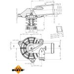 Thermostat, Kühlmittel 725221 Thermostat, Kühlmittel 725221