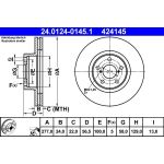 Bremsscheibe 24.0124-0145.1