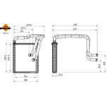 Wärmetauscher, Innenraumheizung 54372 Wärmetauscher, Innenraumheizung 54372