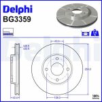 Bremsscheibe BG3359 Bremsscheibe BG3359