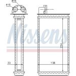 Wärmetauscher, Innenraumheizung 72981