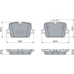Bremsbelagsatz, Scheibenbremse 0 986 460 056 Bremsbelagsatz, Scheibenbremse 0 986 460 056