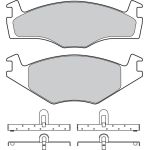 Bremsbelagsatz, Scheibenbremse 598258 Bremsbelagsatz, Scheibenbremse 598258