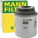 MANN-FILTER W 712/94 Ölfilter 3/4-16 UNF-1B, mit zwei Rücklaufsperrventilen, Anschraubfilter MANN-FILTER W 712/94 Ölfilter 3/4-16 UNF-1B, mit zwei Rücklaufsperrventilen, Anschraubfilter