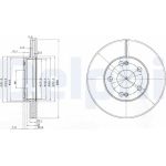 Delphi BG2695 Bremsscheibe Delphi BG2695 Bremsscheibe