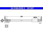 ATE 24.5169-0355.3 Bremsschlauch ATE 24.5169-0355.3 Bremsschlauch