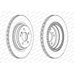 Ferodo DDF1771C-1 Bremsscheibe PREMIER Coat+ disc Ferodo DDF1771C-1 Bremsscheibe PREMIER Coat+ disc