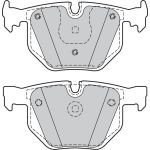 Bremsbelagsatz, Scheibenbremse 598411 Bremsbelagsatz, Scheibenbremse 598411