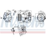 Kompressor, Klimaanlage 890259