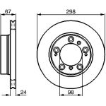 Bremsscheibe 0 986 478 477 Bremsscheibe 0 986 478 477