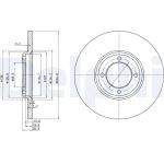 Bremsscheibe BG2061 Bremsscheibe BG2061