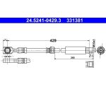 Bremsschlauch 24.5241-0429.3