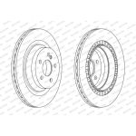 Ferodo DDF2611C Bremsscheibe PREMIER Ferodo DDF2611C Bremsscheibe PREMIER