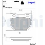 Bremsbelagsatz, Scheibenbremse LP777 Bremsbelagsatz, Scheibenbremse LP777