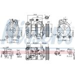 Kompressor, Klimaanlage 89593 Kompressor, Klimaanlage 89593