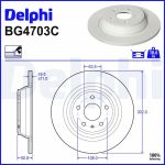 Delphi BG4703C Bremsscheibe