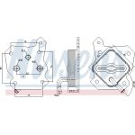 Nissens 90790 Ölkühler, Motoröl Nissens 90790 Ölkühler, Motoröl