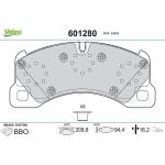 Valeo 601280 Bremsbelagsatz, Scheibenbremse