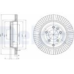 Delphi BG4020 Bremsscheibe