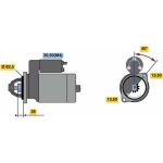 BOSCH 0 001 262 029 Starter BOSCH 0 001 262 029 Starter