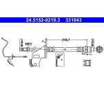 Bremsschlauch 24.5152-0219.3