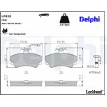 Delphi LP822 Bremsbelagsatz, Scheibenbremse Delphi LP822 Bremsbelagsatz, Scheibenbremse