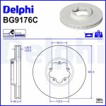 Bremsscheibe BG9176C Bremsscheibe BG9176C