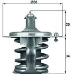 Mahle TX 79 78D Thermostat, Kühlmittel BEHR